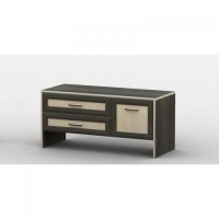 Тумба під телевізор Тиса Мебель ТВ-235 Венге Дуб молочний 44x45x90 см Тумба під телевізор Тиса Мебель ТВ-235 Венге Дуб молочний 44x45x90 см