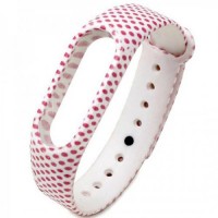 Ремінець Painted Strap для Xiaomi Mi Band 3/4 Рожевий Горошок (hub_liMt81049) Ремінець Painted Strap для Xiaomi Mi Band 3/4 Рожевий Горошок (hub_liMt81049)