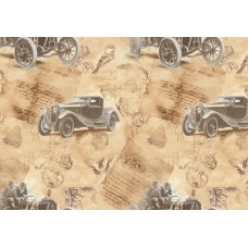 Шпалери Lanita вінілові на флізеліновій основі СШТ Авто декор 1-1150 бежево-коричневий (1,06х10,05м.)