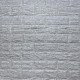 Самоклеюча декоративна 3D панель під цеглу сіра смужка 700x770x5мм (183) Sticker Wall