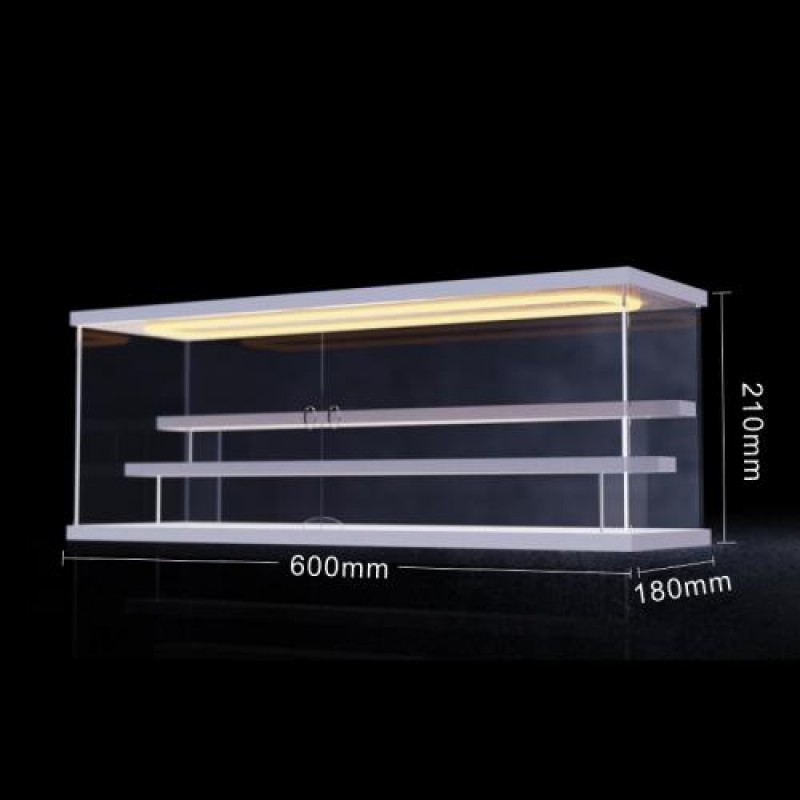 Бокс-вітрина Woody Акрил 60x18x21 см Білий (B600180LO)