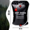 Туристичний кемпінговий похідний душ 20L Camp Shower (S126S black)