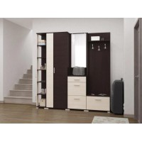 Передпокій Бриз ТО-4 + вішалка ШП-2 + пенал-18 Еверест венге комбі Передпокій Бриз ТО-4 + вішалка ШП-2 + пенал-18 Еверест венге комбі