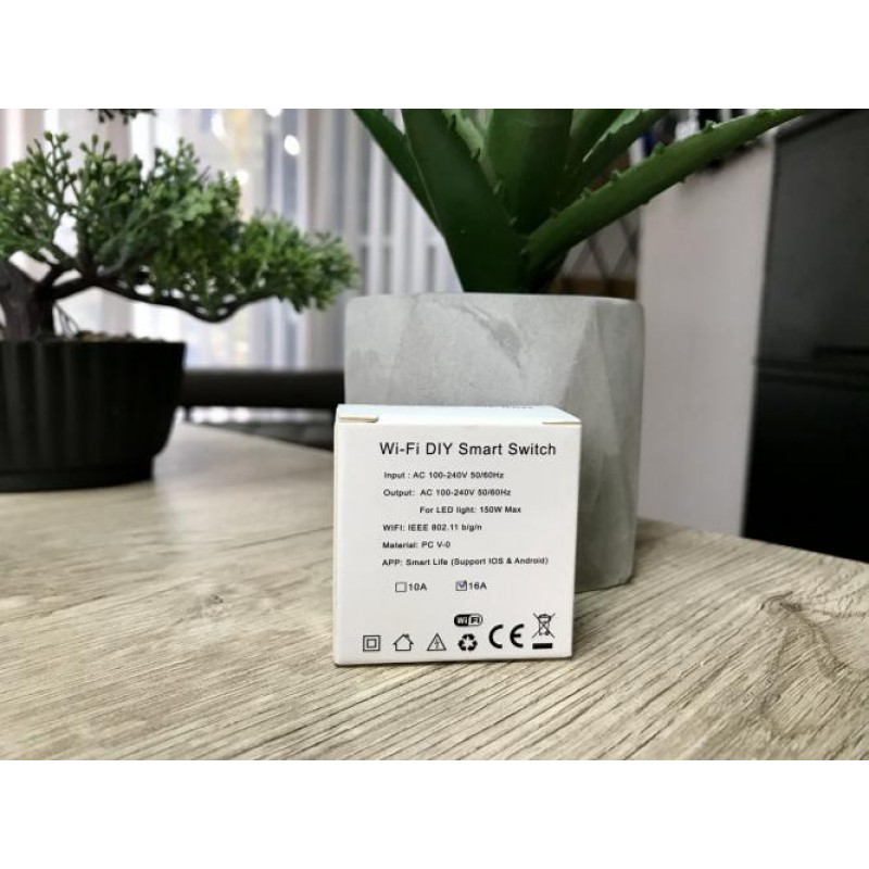 Міні Wifi реле бездротової вимикач з таймером Smart House 16A сумісна з Туя Алекса Google асистентами