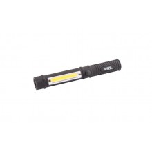 Ліхтарик магнітний MASTERTOOL 168х24 мм LED+COB LED 3xAAA ABS 94-0806