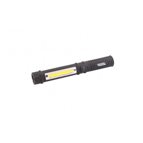 Ліхтарик магнітний MASTERTOOL 168х24 мм LED+COB LED 3xAAA ABS 94-0806 Ліхтарик магнітний MASTERTOOL 168х24 мм LED+COB LED 3xAAA ABS 94-0806