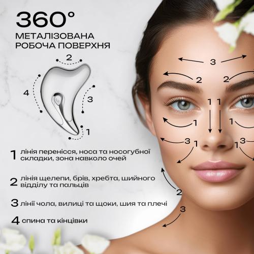 Мікротоковий ліфтинг масажер No Brand Гуаша для омолодження обличчя і тіла (KGL-01S) Мікротоковий ліфтинг масажер No Brand Гуаша для омолодження обличчя і тіла (KGL-01S)