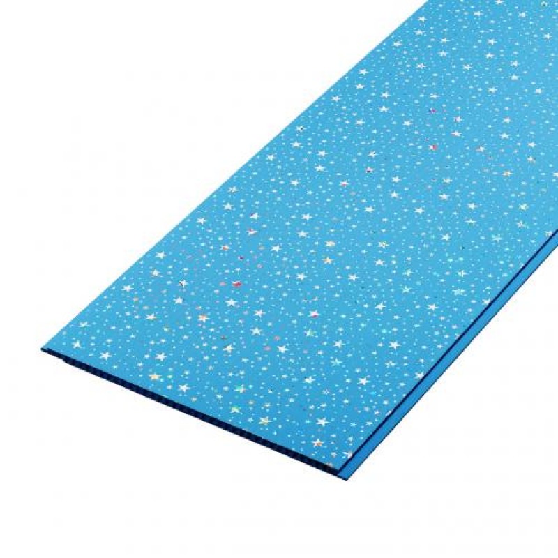 Панель ПВХ пластикова вагонка для стін та стелі ES 07.30 Зіркове небо/blue Riko в інтернет супермаркеті PbayMarket!