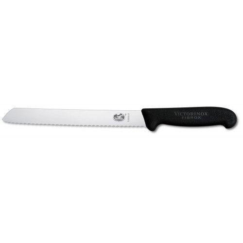Кухонний ніж Victorinox Fibrox для хліба 210 мм Чорний (5.2533.21) Кухонний ніж Victorinox Fibrox для хліба 210 мм Чорний (5.2533.21)