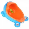 Дитячий пісуар Жаба Leluno LU1076 Блакитний з оранжевим