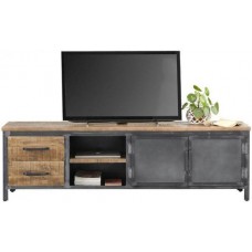 Тумба підставка для TV у стилі Loft NS-2160 590x1280x300 мм Черный