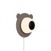 Настінний світильник Nordlux Bruna Bear 16x25 см Коричневий (Nor2312951018)