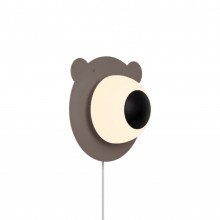 Настінний світильник Nordlux Bruna Bear 16x25 см Коричневий (Nor2312951018)