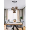 Люстра Candellux Hare 45x115 см Сріблястий (33-18496)