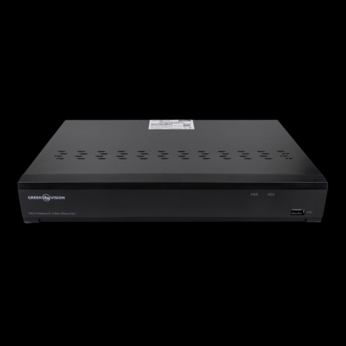 IP відеореєстратор 16-канальний 12MP NVR GreenVision GV-N-I017/16 (A) IP відеореєстратор 16-канальний 12MP NVR GreenVision GV-N-I017/16 (A)