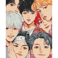 Картина за номерами Art Craft BTC. Anime Art 40х50 см 10277-AC