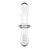 Скляний дилдо Satisfyer Double Crystal (Transparent) в інтернет супермаркеті PbayMarket!