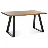 Обідній стіл у стилі Loft NS-1262 780x1400x700 мм Черный Обідній стіл у стилі Loft NS-1262 780x1400x700 мм Черный