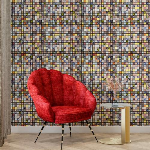 Самоклеюча алюмінієва плитка Sticker Wall 300х300х3 мм Різнокольоровий (SW-00001925) Самоклеюча алюмінієва плитка Sticker Wall 300х300х3 мм Різнокольоровий (SW-00001925)