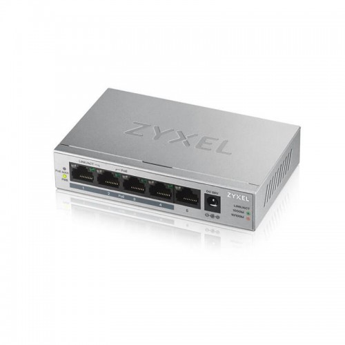 Комутатор Zyxel GS1005HP (GS1005HP-EU0101F) (1xGE, 4xGE PoE+, max PoE 60W) в інтернет супермаркеті PbayMarket!