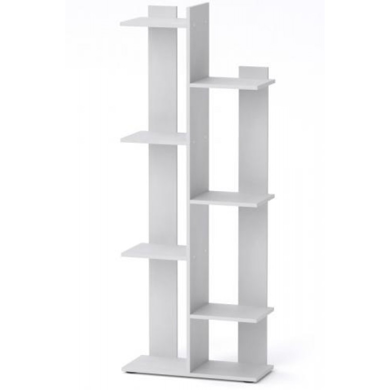 Стелаж-полиця Компанит П 29 61,7х27,6х160,7 см Альба білий