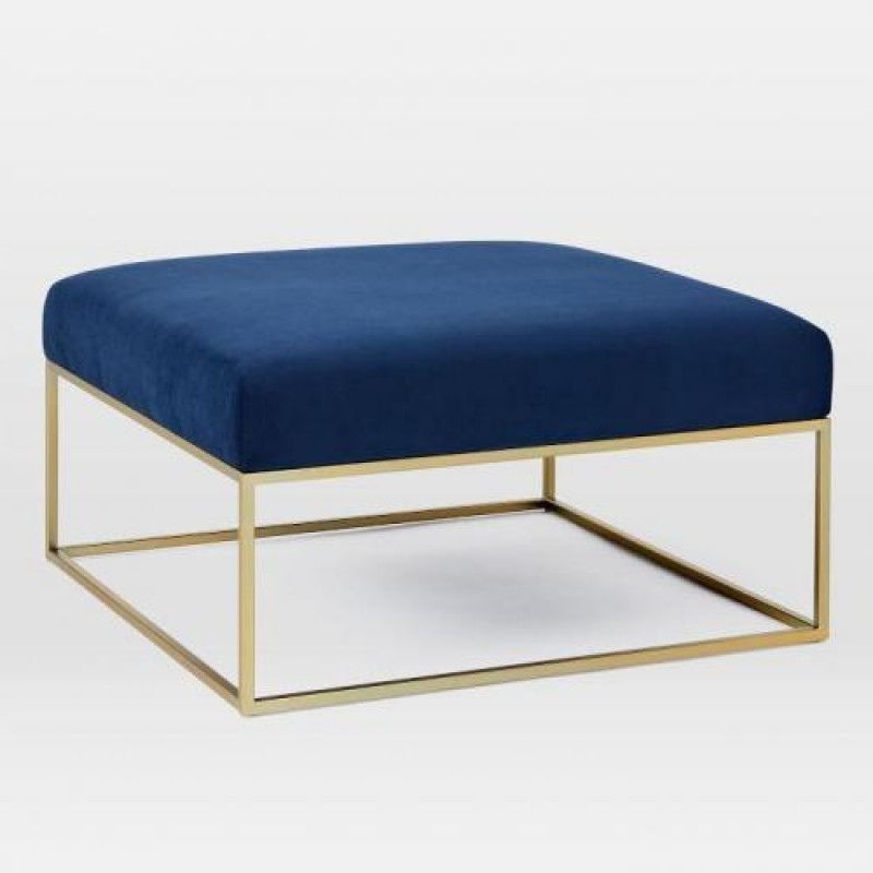 Лаунж пуф у стилі Loft NS-1001 430x600x600 мм Золотой