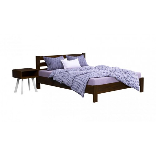 Ліжко дерев'яне Estella Рената Люкс 180х200 Темний горіх Масив 2Л2.5 Ліжко дерев'яне Estella Рената Люкс 180х200 Темний горіх Масив 2Л2.5