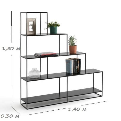 Стелаж GoodsMetall у стилі Лофт 1500х1400х300 СТЖ1186