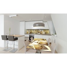 Наклейка вінілова на стіл Zatarga «Вінтажний Париж» 600х1200 мм Z180829st