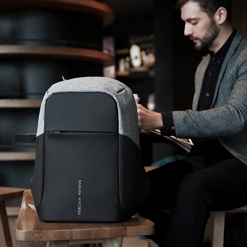 Міський рюкзак Mark Ryden Safe MR5815ZS 42 х 28 х 13 см Чорно-сірий