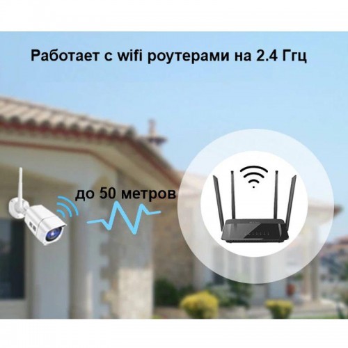 Wifi камера відеоспостереження бездротова вулична 2 Мп, HD 1080P Zlink Q57, додаток CamHI (100801) в інтернет супермаркеті PbayMarket!
