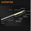Ліхтар багатофункціональний кишеньковий J01 SuperFire 400 Lumen IP42