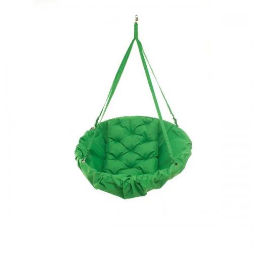 Підвісне крісло садова гойдалка Coolki Оксфорд 600 Зелений (Діаметр 100 см) Підвісне крісло садова гойдалка Coolki Оксфорд 600 Зелений (Діаметр 100 см)