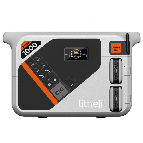 Зарядна станція Litheli B1000 1800Вт LiFePO4 2хPower Bank (2444766190) Зарядна станція Litheli B1000 1800Вт LiFePO4 2хPower Bank (2444766190)