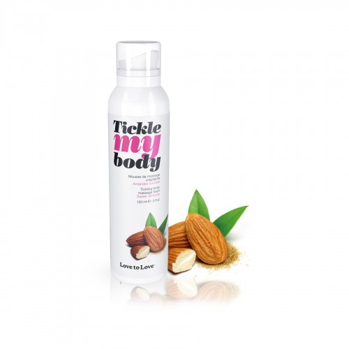 Масажна піна Love To Love Tickle my body Sweet almonds (150 мл), зволожувальна в інтернет супермаркеті PbayMarket!