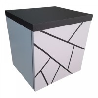 Тумба пластикова підвісна The MIX Chaos black 100х50х45 см