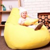Крісло Мішок Груша Велюр 150х100 Студія Комфорту Великий жовтий