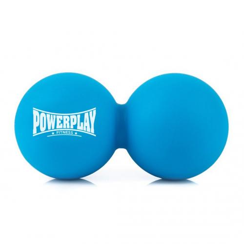 Масажний подвійний м'яч PowerPlay PP-4355 Silicone Lacrosse Peanut Ball 6.3х12.6 см Синій Масажний подвійний м'яч PowerPlay PP-4355 Silicone Lacrosse Peanut Ball 6.3х12.6 см Синій