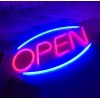 Неонова світлодіодна вивіска Angel Відкрито OPEN 45*22 см