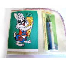 Набір Універсал для «килимової вишивки» 2 голки «Заєць» Різнокольоровий (38)