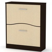 Тумба для взуття Компаніт ТО-2 Венге комбі (70х26х85 см) Тумба для взуття Компаніт ТО-2 Венге комбі (70х26х85 см)