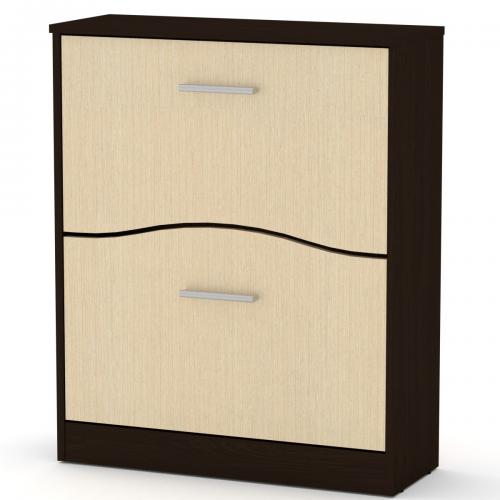 Тумба для взуття Компаніт ТО-2 Венге комбі (70х26х85 см) Тумба для взуття Компаніт ТО-2 Венге комбі (70х26х85 см)