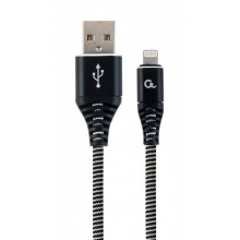 Кабель Cablexpert USB 2.0 A - Lightning 2м Чорний (CC-USB2B-AMLM-2M-BW)