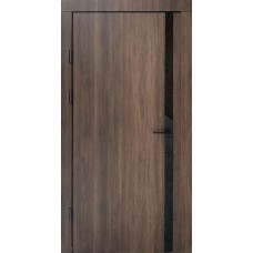 Двері вхідні в квартиру Галант Зеркало двоколірна Ваш ВиД Дуб/Білі 850,950х2050х95 Ліве /Праве