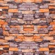 Самоклеюча 3D панель піщаник катеринослав цегла Sticker Wall 3080х700х3мм