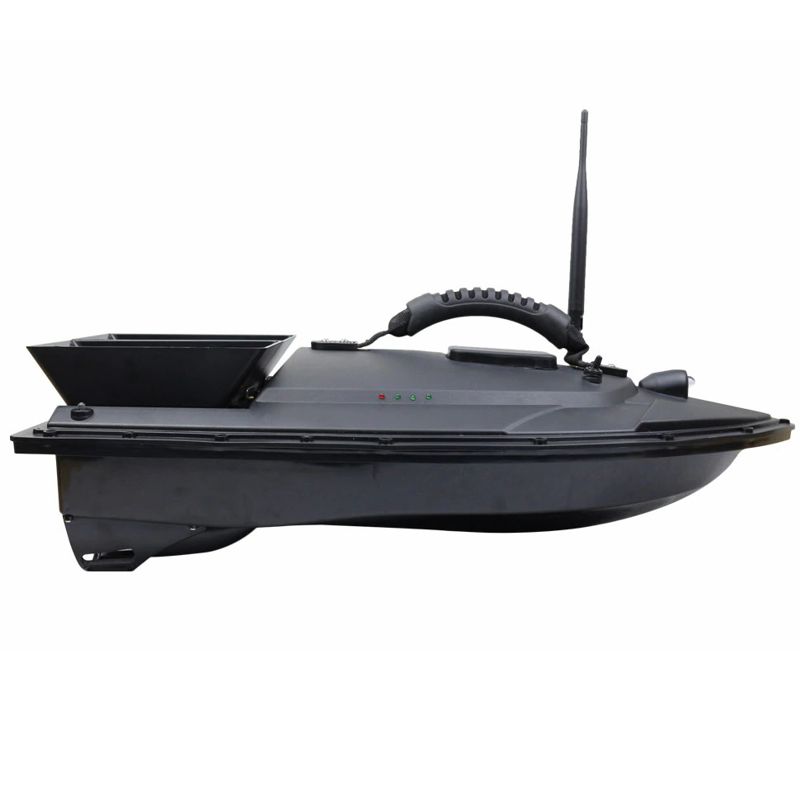 Кораблик для підгодовування риби Nectronix FB-500 на радіоуправлінні, чорна годівниця