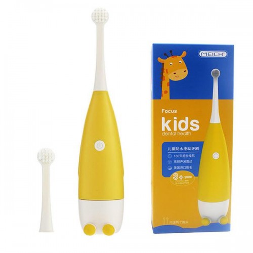 Дитяча звукова зубна щітка MEICH A6 Giraffe Yellow в інтернет супермаркеті PbayMarket!