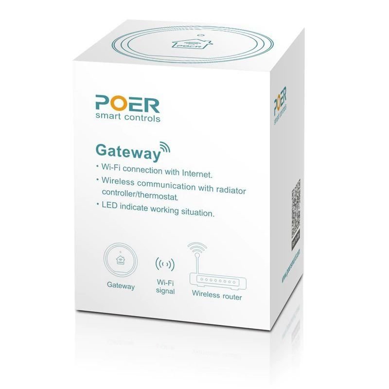 Бездротовий термостат з wifi терморегулятором для теплої підлоги Poer PTC16 WIFI