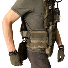 Тактичний підсумок для бічних бронеплит BroniQ Cordura 1000D MULTICAM (010735)