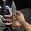 Ніж туристичний Gorillas BBQ Щур сталь 50х14мф KN90 Коричневий (5177)